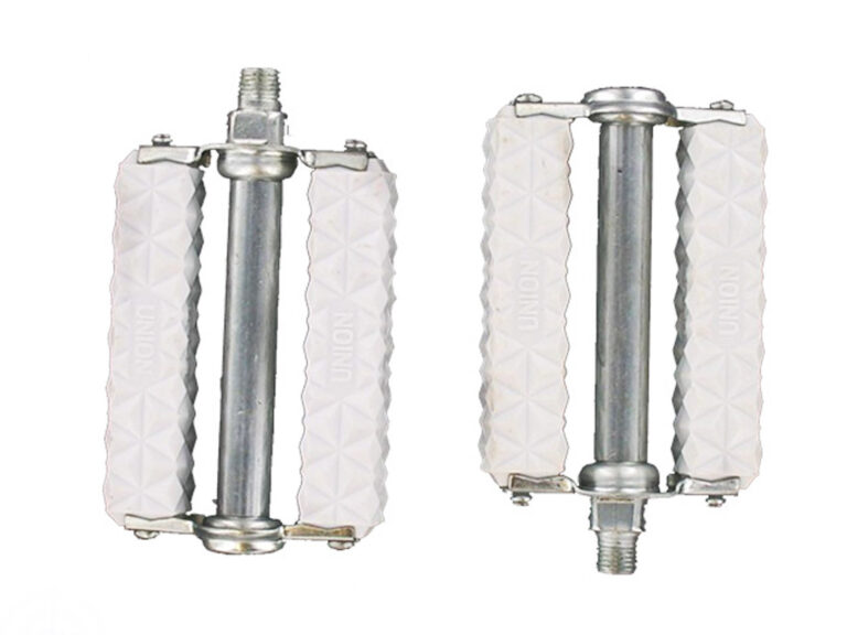 Universeel Mbk Peugeot Pedaal Set Wit 14 X 125 Union Pedalenset - Past Op O.a. Solex Mbk Peugeot