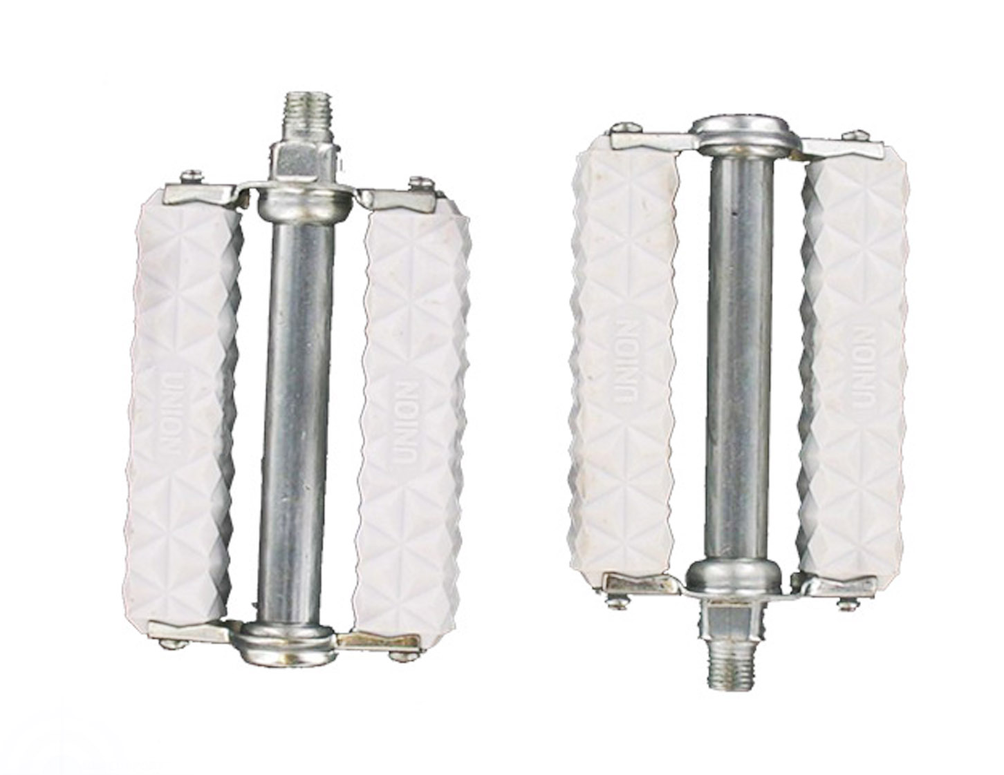 Universeel Mbk Peugeot Pedaal Set Wit 14 X 125 Union Pedalenset - Past Op O.a. Solex Mbk Peugeot