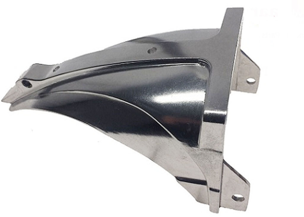 Bromfiets 517 Achterstuk /staartstuk Spatbord Aluminium Passend Model 517 Framedelen 517-19.139