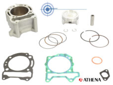 Piaggio/gilera Cilinder+ Zuiger 4t Voor 125/180/200cc Athena 74mm . 125er 4takt Leader Motor 08-09 Athena P4004801000001