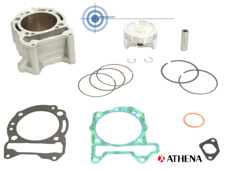 Piaggio/gilera Cilinder+ Zuiger 4t Voor 125/180/200cc Athena 74mm . 125er 4takt Leader Motor 08-09 Athena P4004801000001