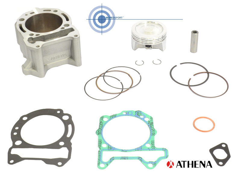 Piaggio/gilera Cilinder+ Zuiger 4t Voor 125/180/200cc Athena 74mm . 125er 4takt Leader Motor 08-09 Athena P4004801000001