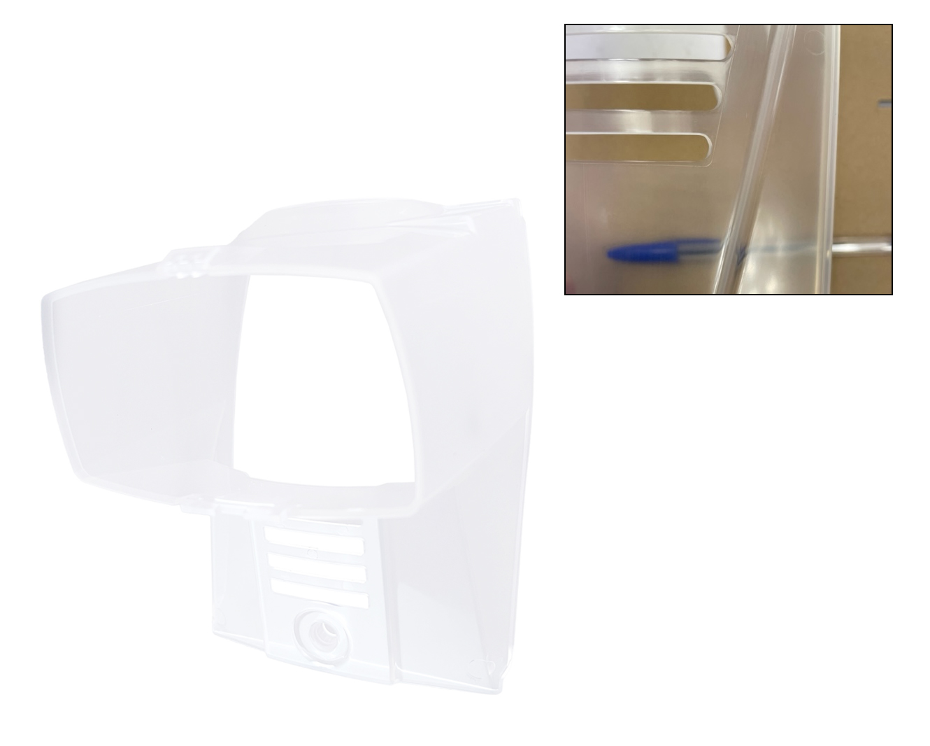 Honda Camino Koplampspoiler / Neuslicht / Frontlichten Honda Camino Transparant