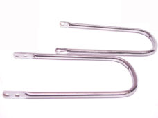 Bromfiets 517 Spatbord Beugelset 517,voorspatbord Beugel Set Spatbordstang Set Oud Model 517-19.902 & 517-19.903 Diameter: 12mm - Externe Afmetingen: 165mm Of 150mm