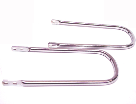 Bromfiets 517 Spatbord Beugelset 517,voorspatbord Beugel Set Spatbordstang Set Oud Model 517-19.902 & 517-19.903 Diameter: 12mm - Externe Afmetingen: 165mm Of 150mm