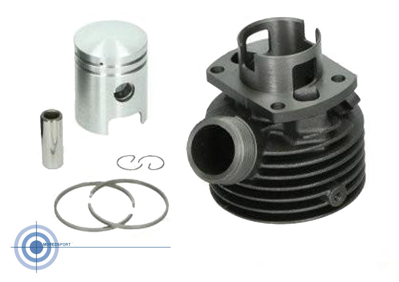 SACHS Cilinder + zuiger 38MM 50CC Klein geforceerde koeling 12mm pen 3V Italkit