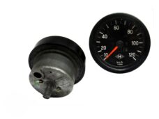 Gereviseerde VDO snelheidsmeter 120 km/u 60mm voor Kreidler en Sachs bromfiets