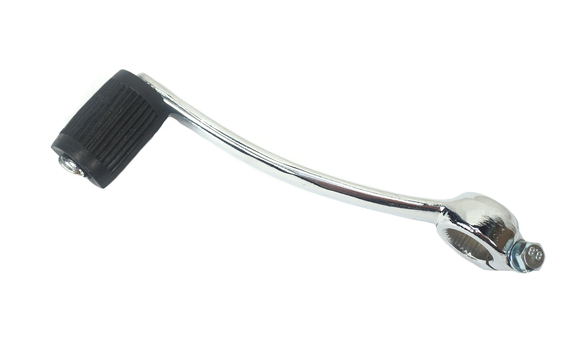 Hercules/ Sachs 505 50/5 Schakelpedaal Chroom 5v Gat. Pedaal - Binnendiameter Opname: Ca. 19mm - Totale Lengte: 18cm