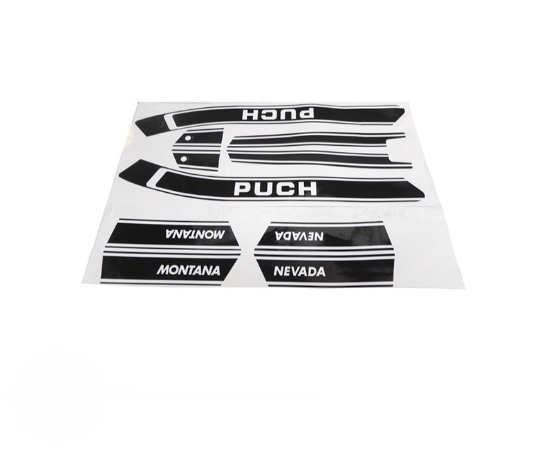 Complete stickerset voor Puch Nevada en Montana brommer
