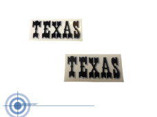Puch Texas tank stickerset zwart zelfklevend voor VZ 50 Texas