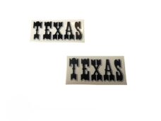 Puch Texas tank stickerset zwart zelfklevend voor VZ 50 Texas