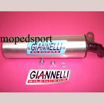 GIANNELLI Einddemper CHROOM voor NEXT uitlaat. 14032