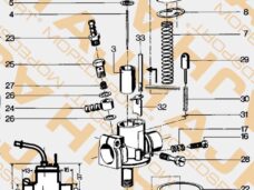 Bing/puch Maxi Nr 33 Drukstift 1-15-46 Carburateur