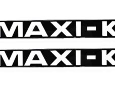 Puch Maxi Stickerset Maxi-k Zwart / Wit 172 X 23mm Tank Transfer Sticker