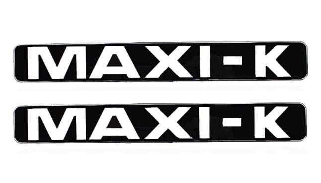 Puch Maxi Stickerset Maxi-k Zwart / Wit 172 X 23mm Tank Transfer Sticker