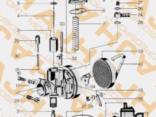 Bing/puch Maxi/bromfiets/kreidler Nr 18 Vlotter 1-17-54 1-16-59 1-12-210 1-10-77 10/12/16/17mm Carburateur