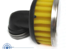 Universeel Puch Tomos Power Filter Geel 28/35mm 90 Graden