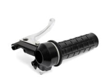 Bromfiets 529 530 Universeel Gashendel /gashandel Zwart - Zonder Schroefdraad Voor Kabelspanner - Indien Een Kabelspanner Nodig Is, Bestel Artikel 2467 Apart - Topkwaliteit 529-17.714 / 529-17.706 / 530-17.706 Stuur