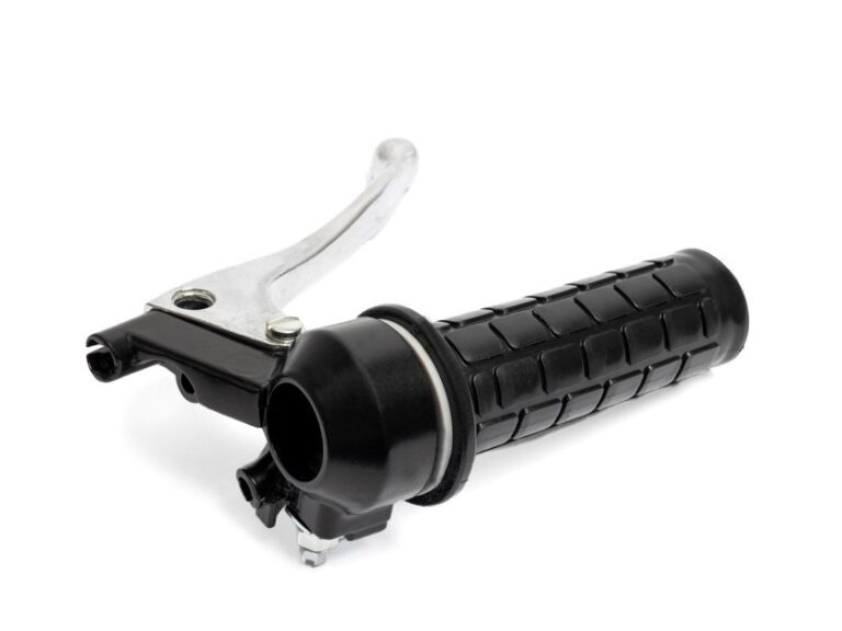 Bromfiets 529 530 Universeel Gashendel /gashandel Zwart - Zonder Schroefdraad Voor Kabelspanner - Indien Een Kabelspanner Nodig Is, Bestel Artikel 2467 Apart - Topkwaliteit 529-17.714 / 529-17.706 / 530-17.706 Stuur