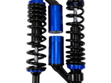 Universeel Schokbrekers / Schokbreker Per Set  Achter 360mm Zwart / Blauw M8 Pneumatisch Verstelbaar