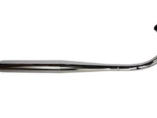 Bromfiets 529/530 Uitlaat/demper Enkele Knik Fluister Diameter Uitlaat: 70mm - Spruitstukaansluiting: 36mm