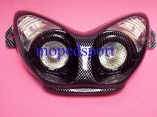 Yamaha Mbk Nitro Aerox Koplamp Met Knipperlichtset, Nitro/aerox, Carbon Met Led
