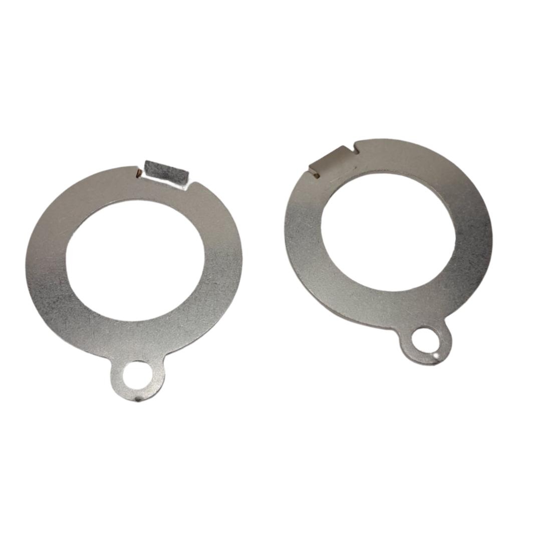 Bromfiets 530 Bevestigingsplaat Gasdraaibus 530-17.712 Rvs