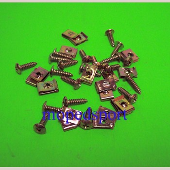 UNIVERSEEL Parkerset beplating M4x10,per 20stuks.Plaatschroefset.