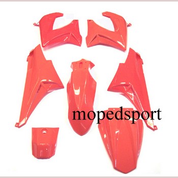 Derbi Senda Plaatset Senda Oranje,7 Stuks,plaatwerkset.kappenset.