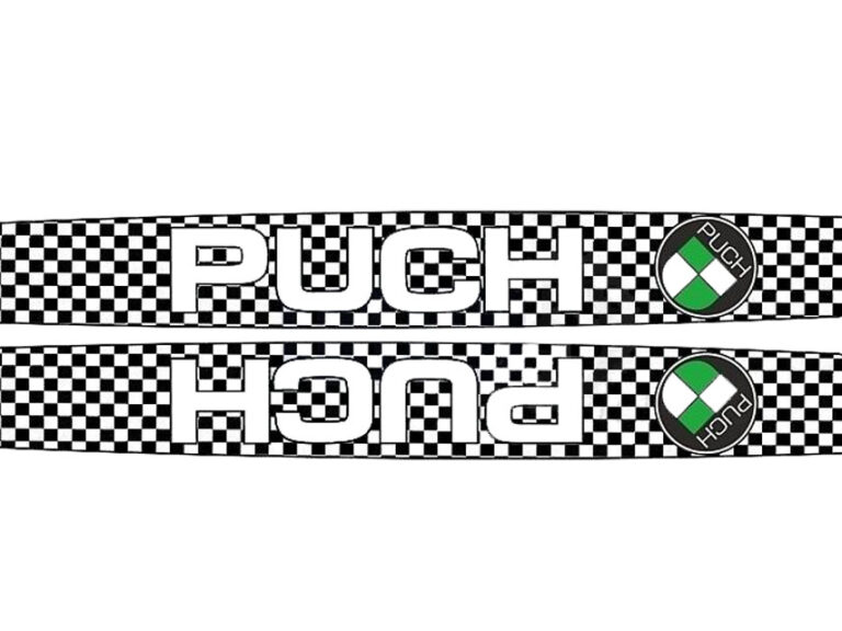 Puch Maxi Tanktransferset Puch Maxi ''finish Flag'' Sticker Set