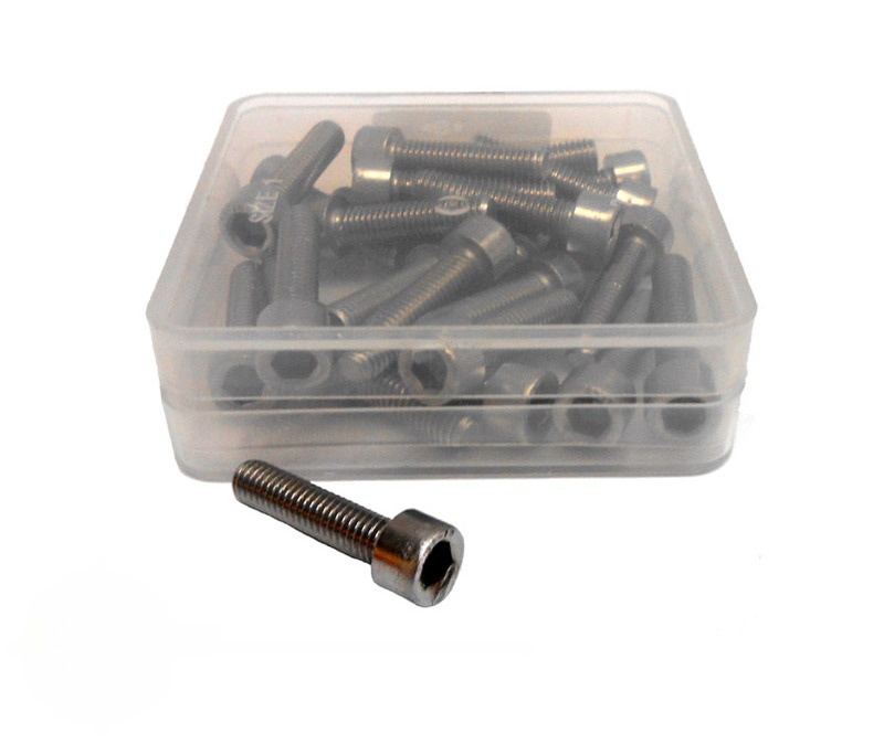 RVS inbusbouten M6x25 DIN 912 set van 25 stuks