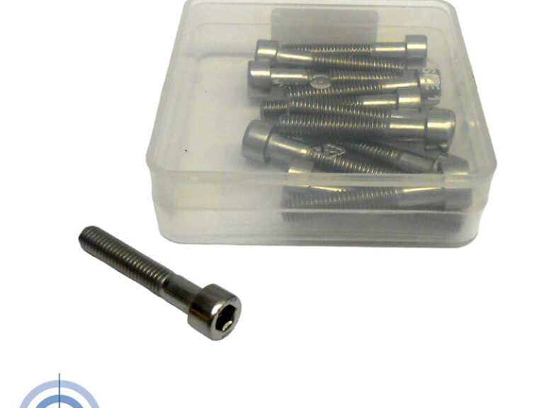 RVS A2 inbusbouten M6x35 DIN 912 set van 12 stuks