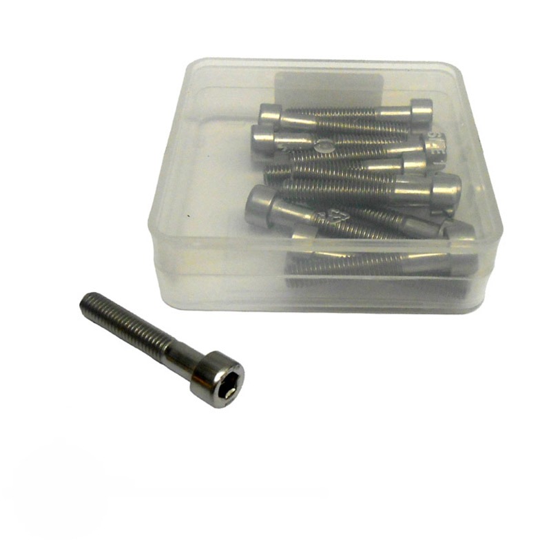 RVS A2 inbusbouten M6x35 DIN 912 set van 12 stuks