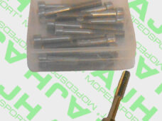 Set van 12 RVS inbusbouten M6 x 45 mm DIN 912