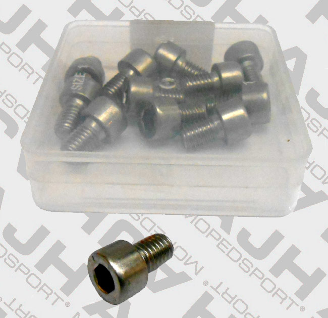RVS inbusbouten M8 x 12 mm DIN 912 set van 12 stuks