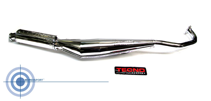 Tomos A55 Streetmate Uitlaat Revival Tecno Chroom/chroom Eindstuk funtastic - Revival Ts - Streetmate - Youngst`r