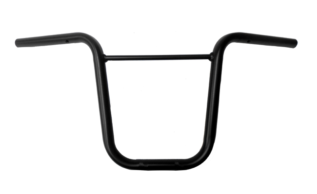 Zwart chopper-stuur 22mm met spijl hoog model voor Tomos en Citta