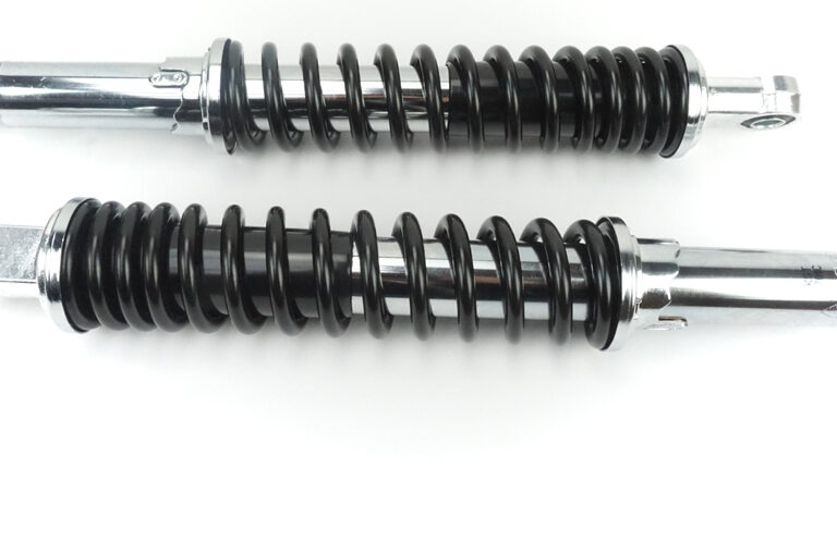 HONDA MB MT Achterveer / Schokbreker set zwart / chroom 365mm