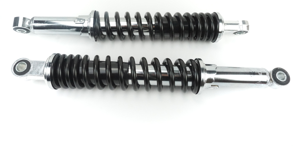 Honda Mb Mt Achterveer / Schokbreker Set Zwart / Chroom 365mm