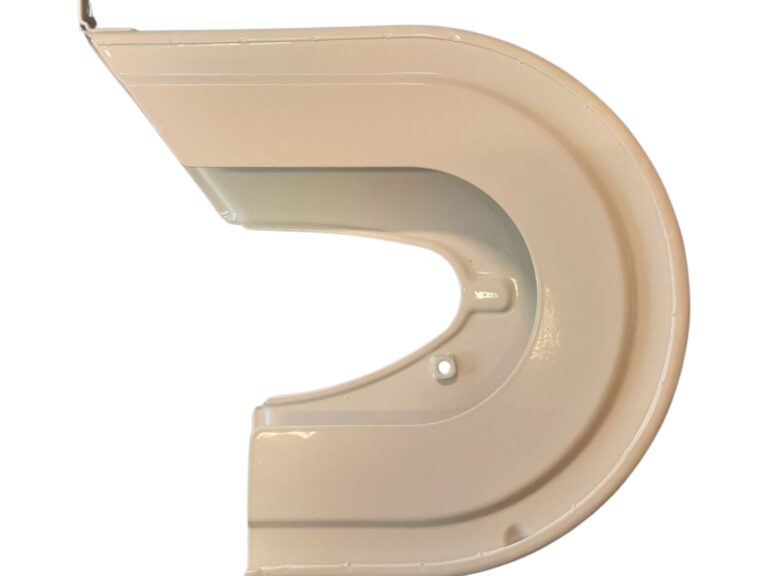 Blank metalen kettingrand eindstuk voor Zundapp 510 515 en 433 oud model