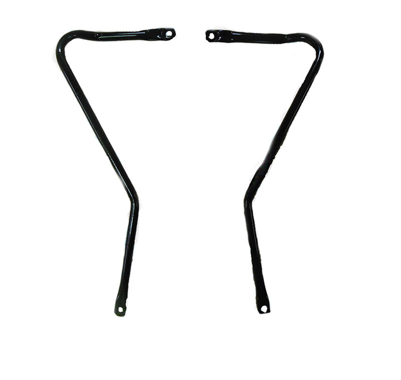 Zwarte oppakbeugels set voor Puch Maxi S achterframe
