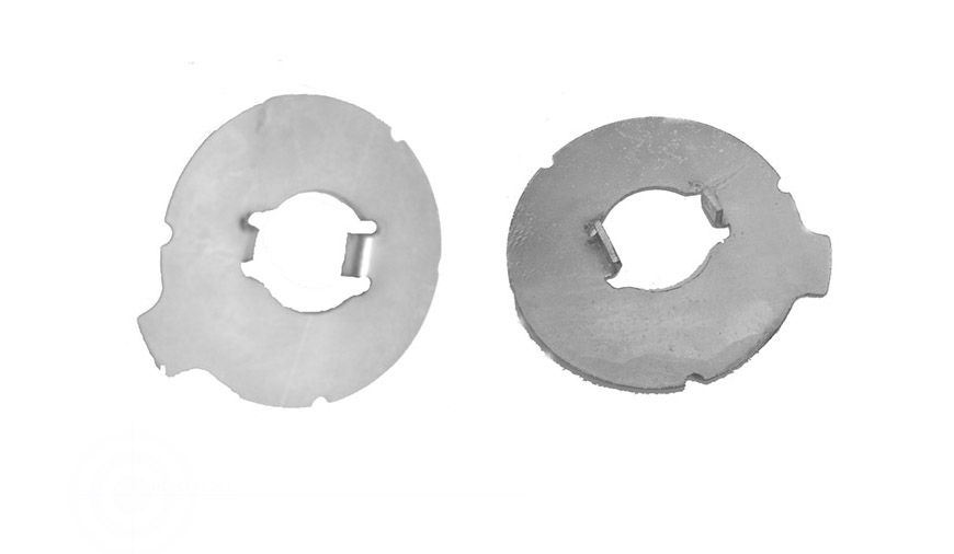 Borgplaat klapkickstart 1.5mm dikte klein gat onderdeelnummer 267-05.331