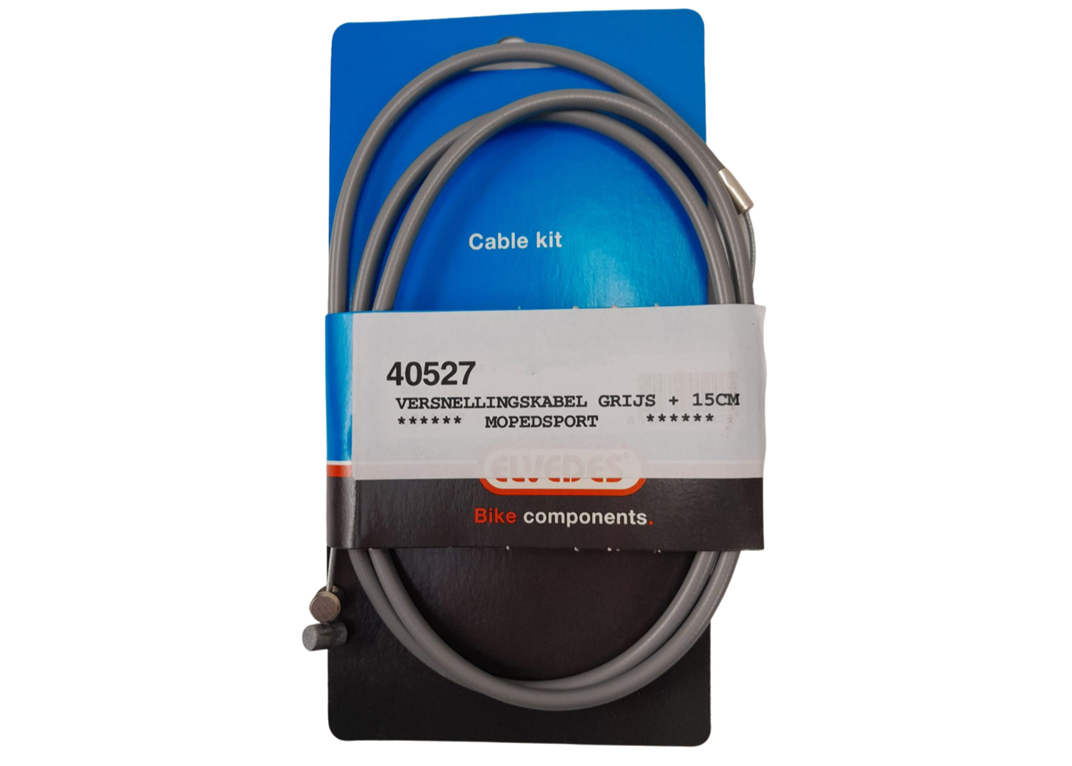 Elvedes versnellingskabel grijs +15cm voor Zundapp KS 517 529 530