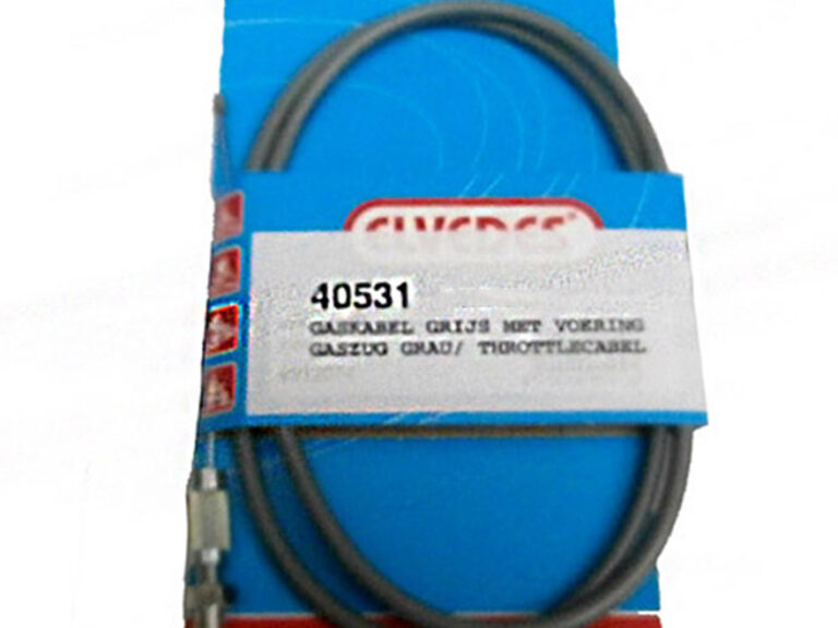 Elvedes gaskabel grijs met voering voor Zündapp KS 517 529 530