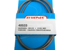 Elvedes gaskabel grijs lang met voering voor Zündapp KS 517 529 530