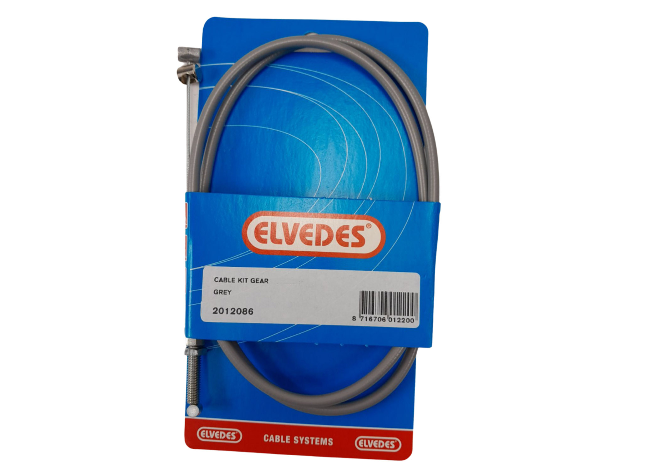 Elvedes koppelingskabel grijs met voering voor Zundapp 517 529 530