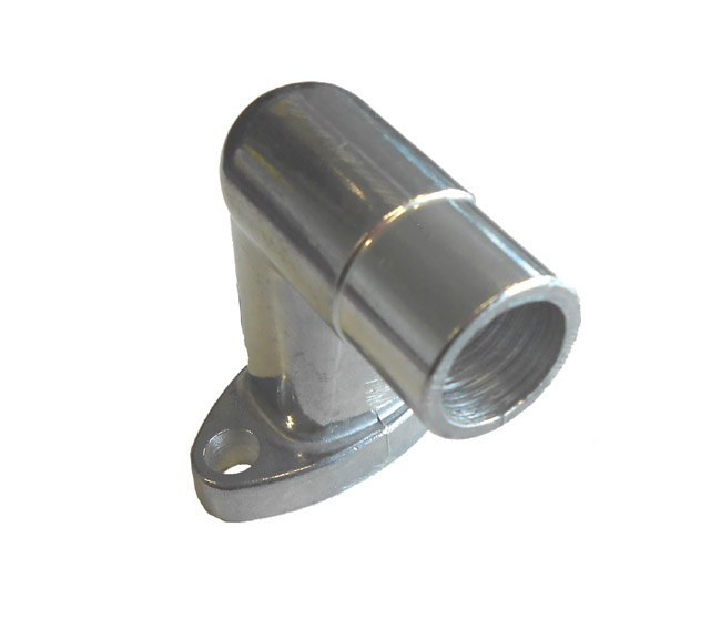 Spruitstuk 15mm Bing aluminium voor Puch Maxi E50 motorblok