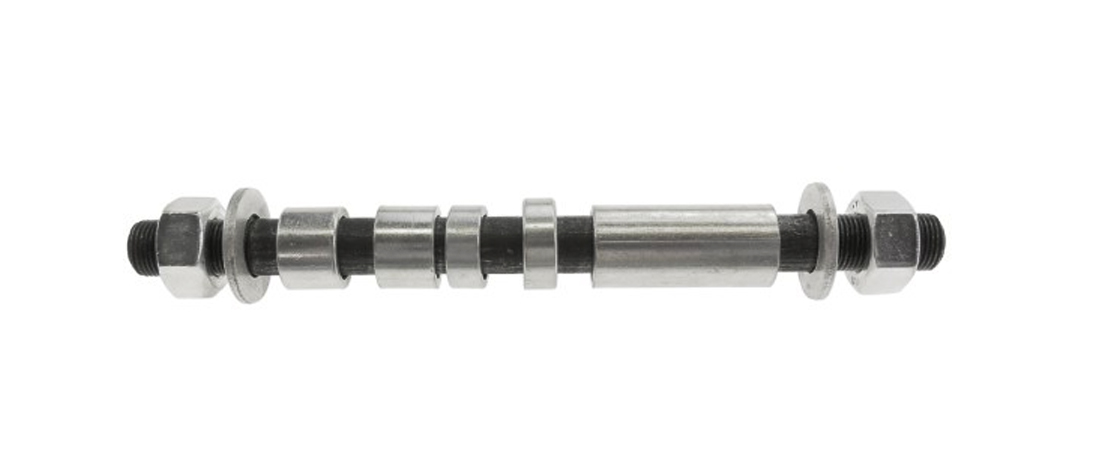 Puch Maxi vooras cpl. voor sterwiel leleu spaakwiel nr 2005 ! 12mm wiel