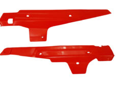 Puch Maxi S Motorschermen / Zijkappen Per Set Rood Zijscherm (made In Europe)