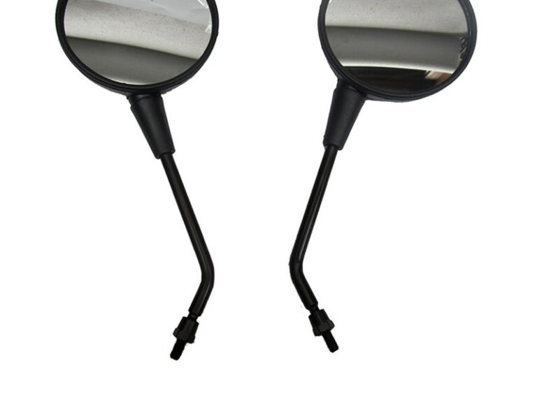 Universeel Scooter Bromfiets China Agm Spiegel Stel Zwart 8mm Rond Links/rechts